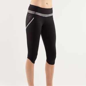 Lululemon Run A  Marathon Crop Black size 4